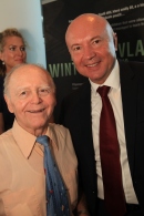 Czech Consul General Pavol ŠepeĬák with Dave Lux, who, as a child, was rescued by Nicholas Winton